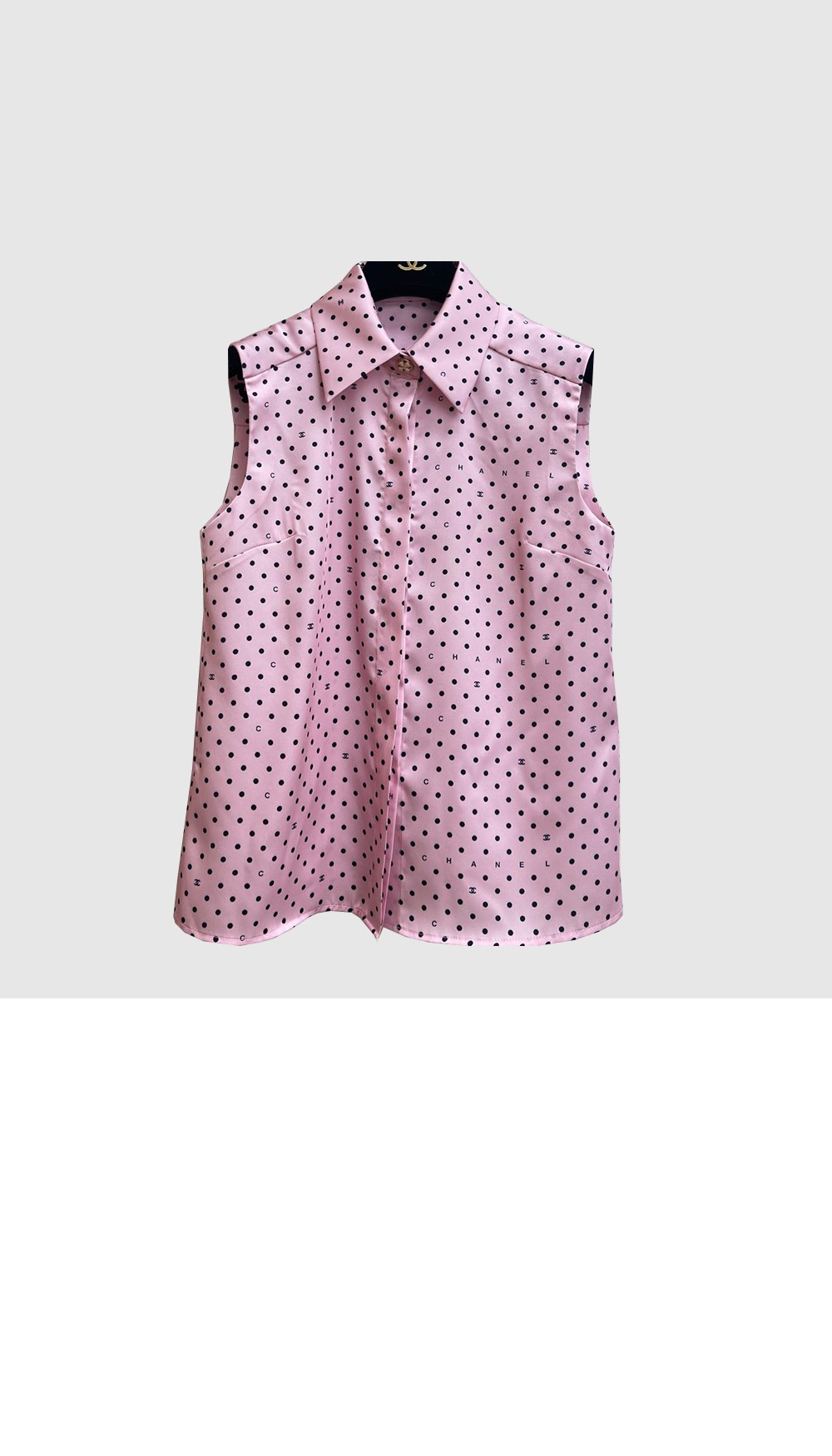 미러급레플리카사이트 | 명품레플리카 전문 쇼핑몰  | 퍼스트원 - 로고 프린트 반팔 > 샤넬