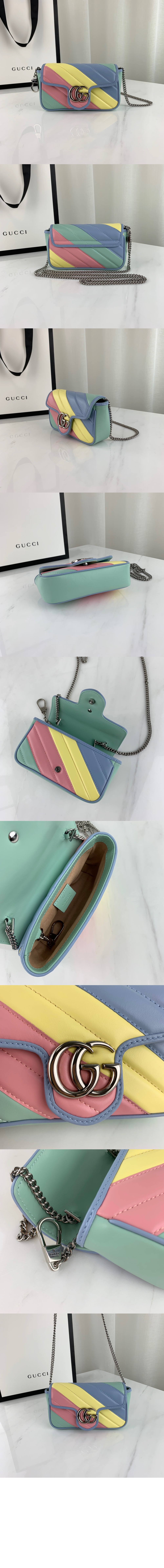 미러급레플리카사이트 | 명품레플리카 전문 쇼핑몰  | 퍼스트원 - GG 마몽 멀티컬러 수퍼 미니백 476433 > 구찌