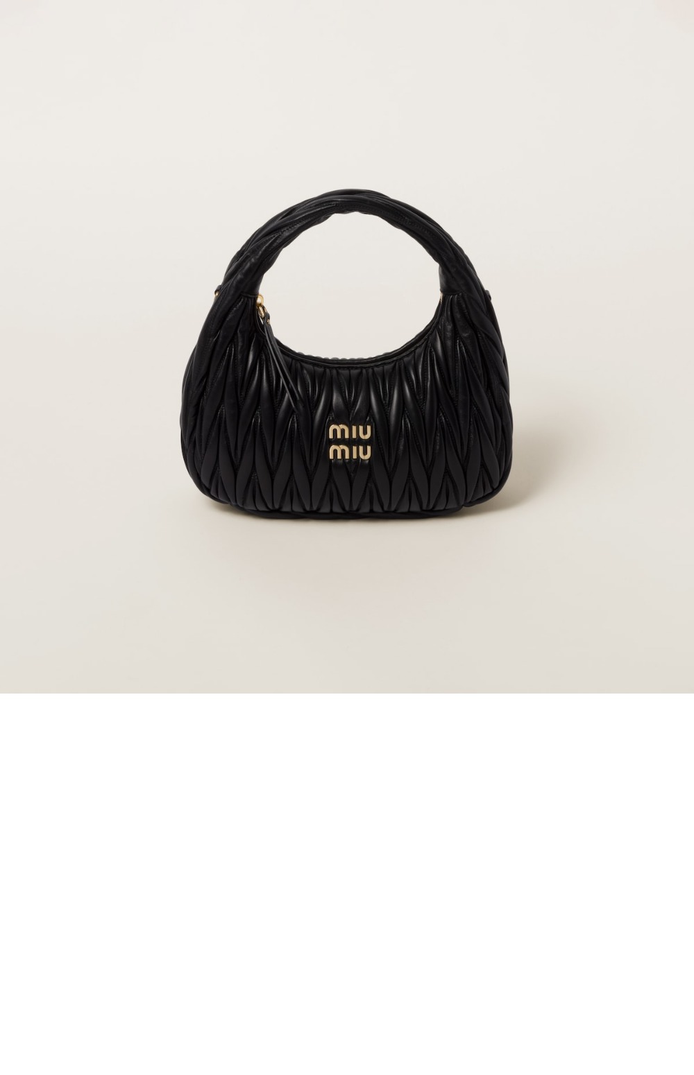 미러급레플리카사이트 | 명품레플리카 전문 쇼핑몰  | 퍼스트원 - 완더 마테라쎄 나파 가죽 호보백 5BC153 > 미우미우