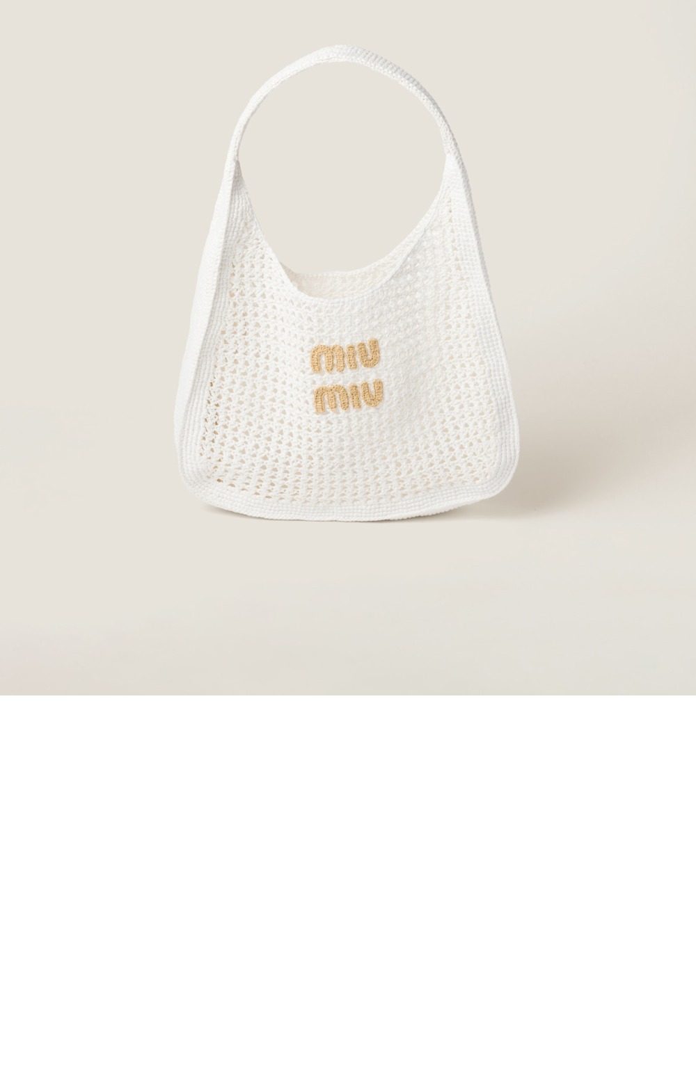 미러급레플리카사이트 | 명품레플리카 전문 쇼핑몰  | 퍼스트원 - 우븐 패브릭 호보백 5BC116 > 미우미우