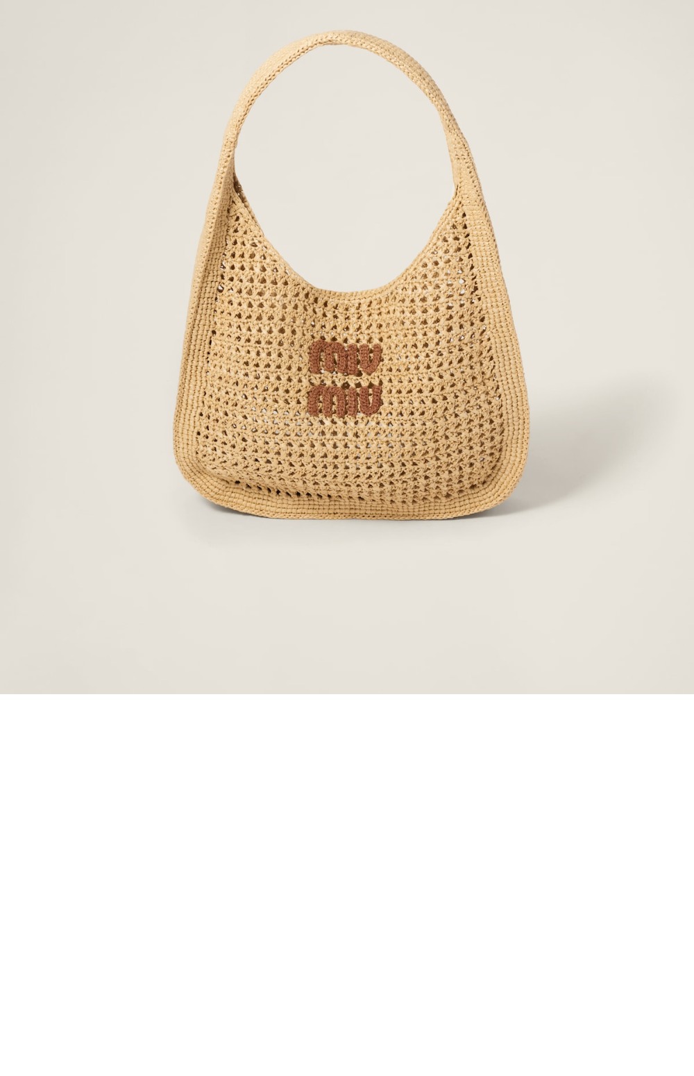 미러급레플리카사이트 | 명품레플리카 전문 쇼핑몰  | 퍼스트원 - 우븐 패브릭 호보백 5BC116 > 미우미우