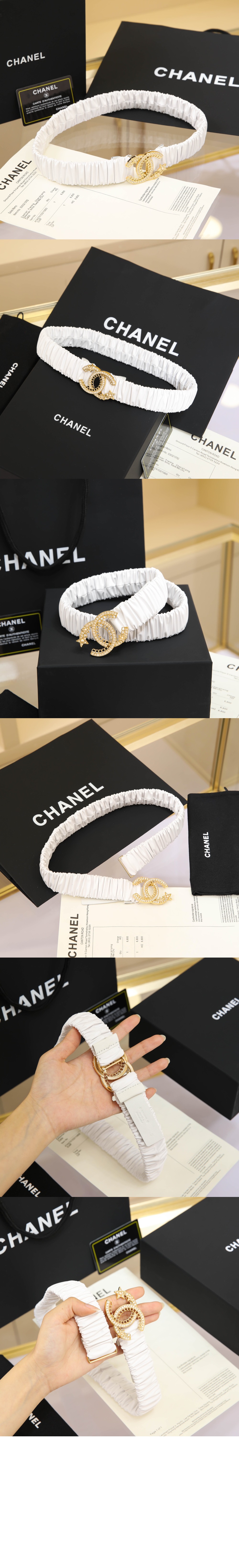 미러급레플리카사이트 | 명품레플리카 전문 쇼핑몰  | 퍼스트원 - 로고벨트 드릴벨트 AA9929 > 샤넬