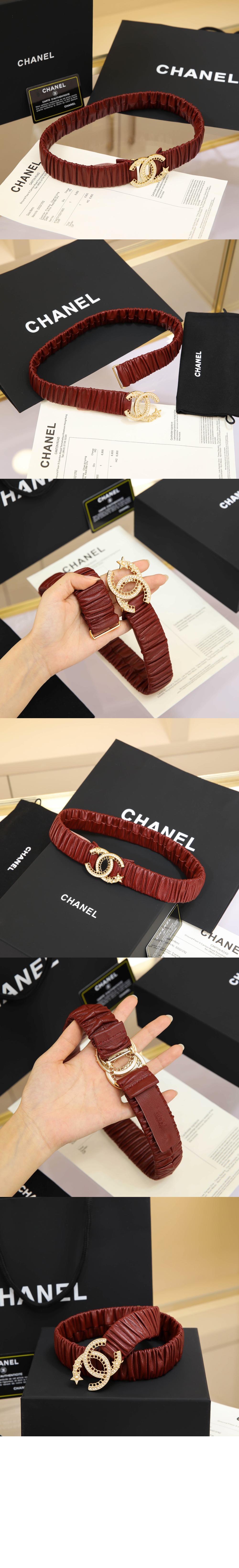 미러급레플리카사이트 | 명품레플리카 전문 쇼핑몰  | 퍼스트원 - 로고벨트 드릴벨트 AA9929 > 샤넬