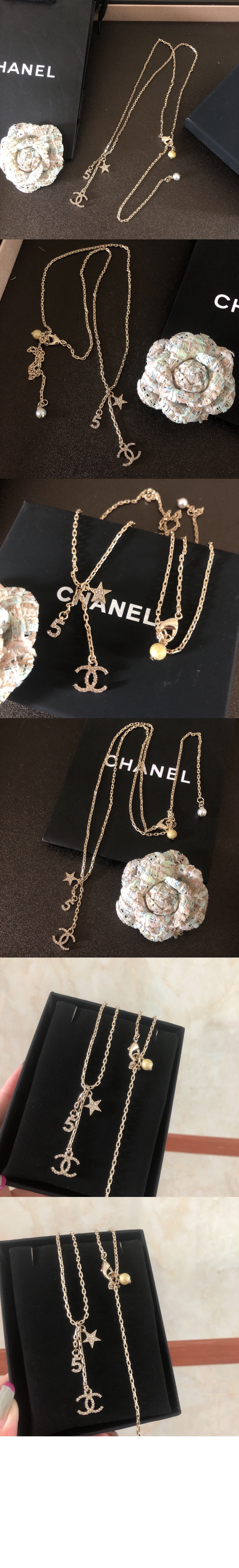 미러급레플리카사이트 | 명품레플리카 전문 쇼핑몰  | 퍼스트원 - CC로고 NO5 별 목걸이 AB8055 > 샤넬