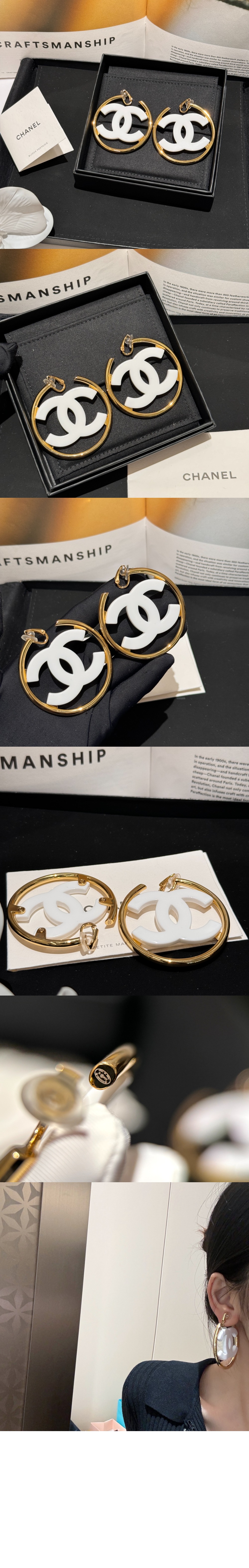 미러급레플리카사이트 | 명품레플리카 전문 쇼핑몰  | 퍼스트원 - 클립온후프 귀걸이 ABD157 > 샤넬