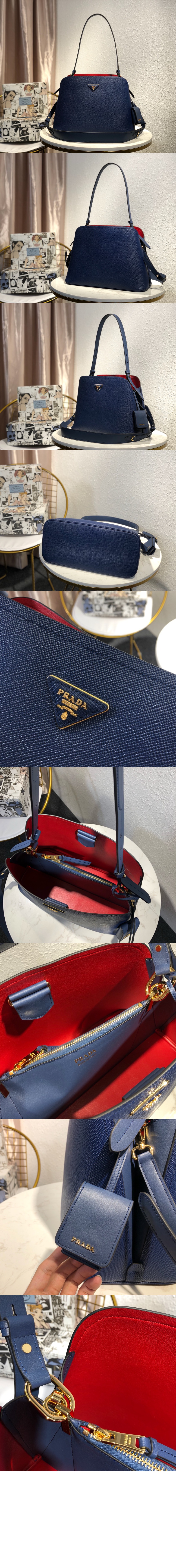 미러급레플리카사이트 | 명품레플리카 전문 쇼핑몰  | 퍼스트원 - 미듐 마티니 토트백 1BA249 > 프라다