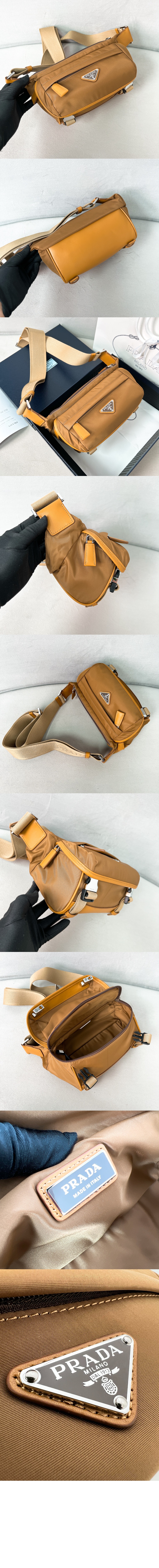 미러급레플리카사이트 | 명품레플리카 전문 쇼핑몰  | 퍼스트원 - 리나일론 및 사피아노 가죽 숄더백 2VH171 > 프라다