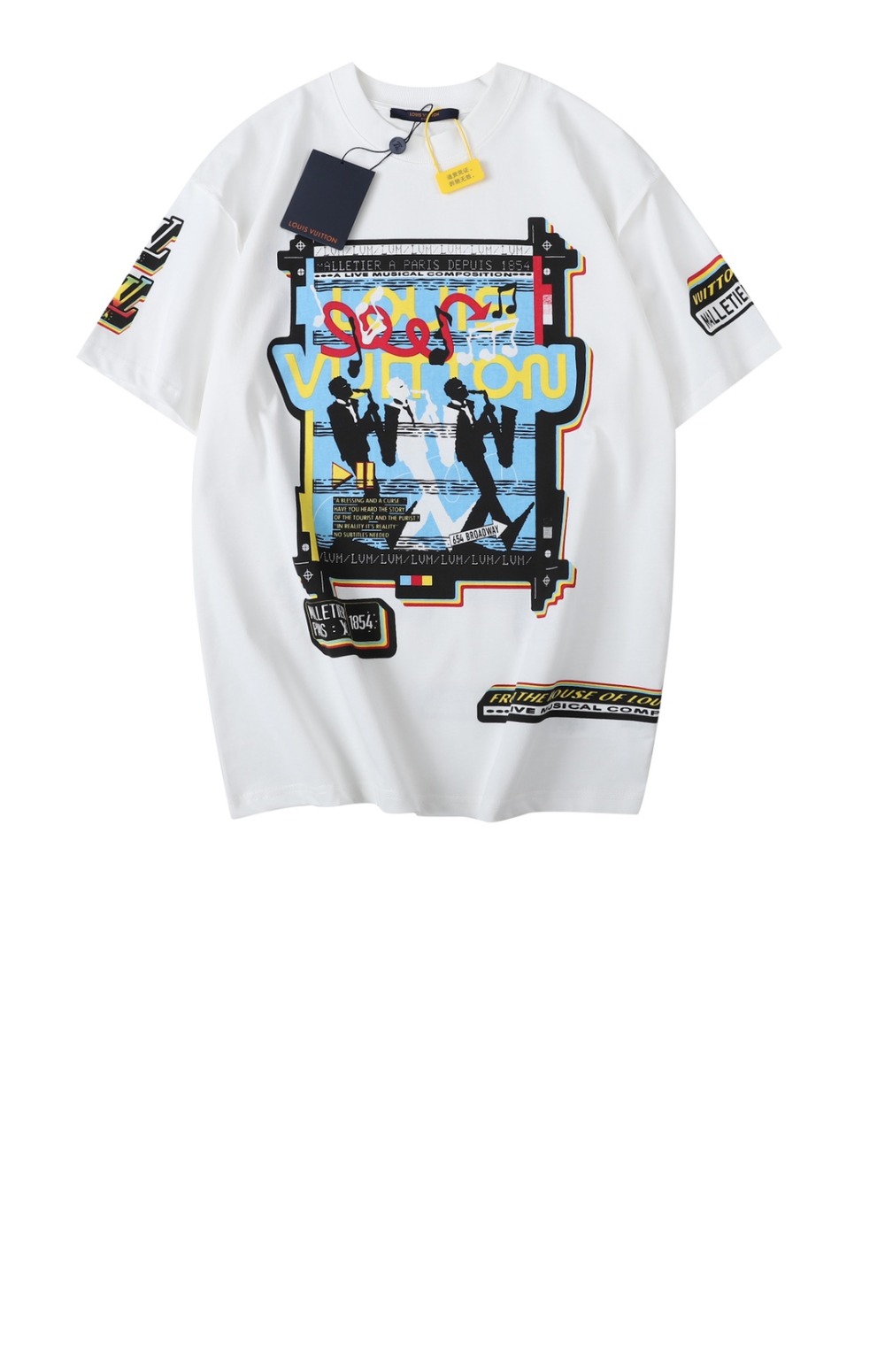 미러급레플리카사이트 | 명품레플리카 전문 쇼핑몰  | 퍼스트원 - 로고 프린트 반팔 > 루이비통