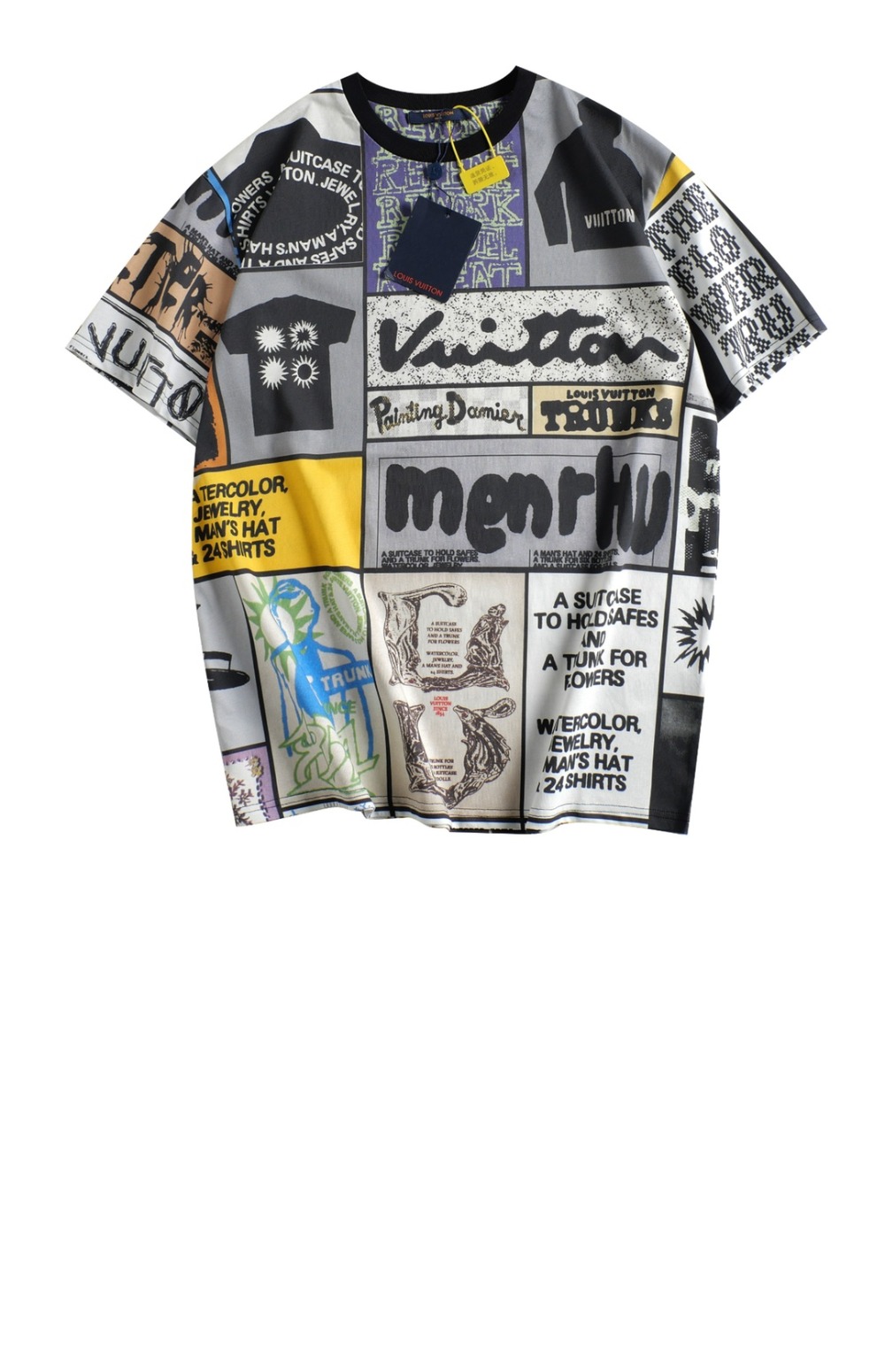 미러급레플리카사이트 | 명품레플리카 전문 쇼핑몰  | 퍼스트원 - 로고 프린트 반팔 > 루이비통