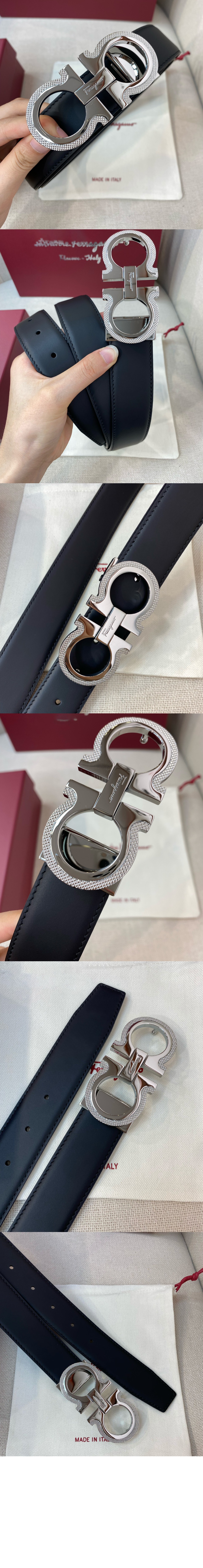 미러급레플리카사이트 | 명품레플리카 전문 쇼핑몰  | 퍼스트원 - 길이 조절이 가능한 리버서블 간치니 벨트 670141 > 페레가모