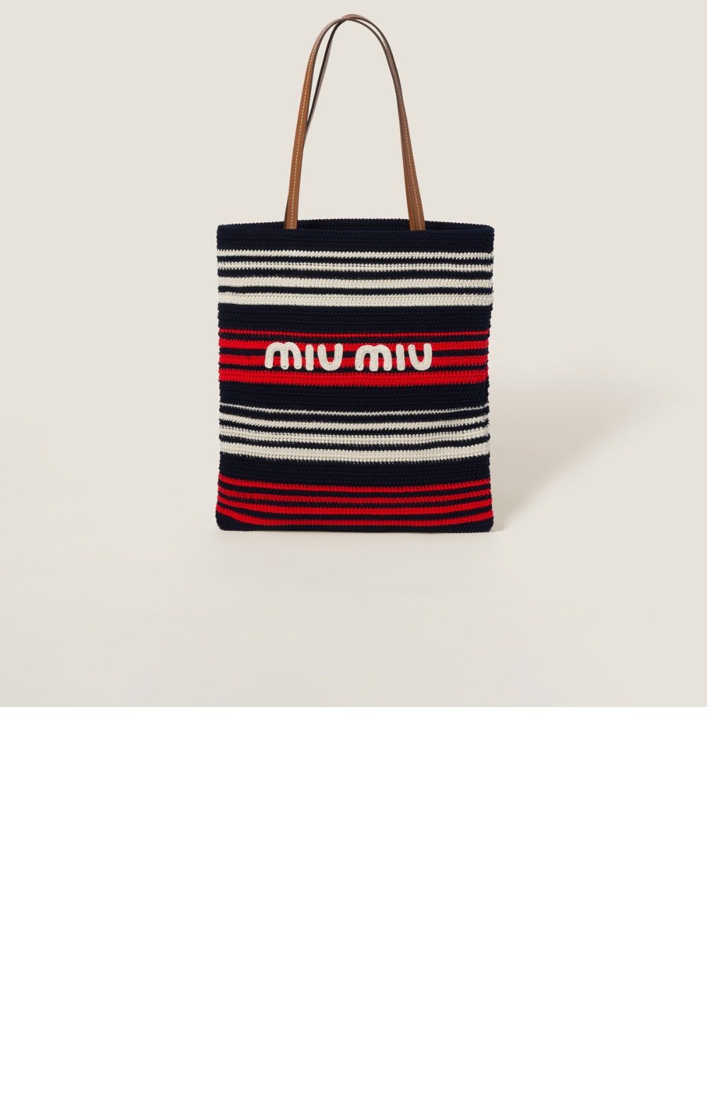 미러급레플리카사이트 | 명품레플리카 전문 쇼핑몰  | 퍼스트원 - 코바늘 토트백 5BG248 > 미우미우