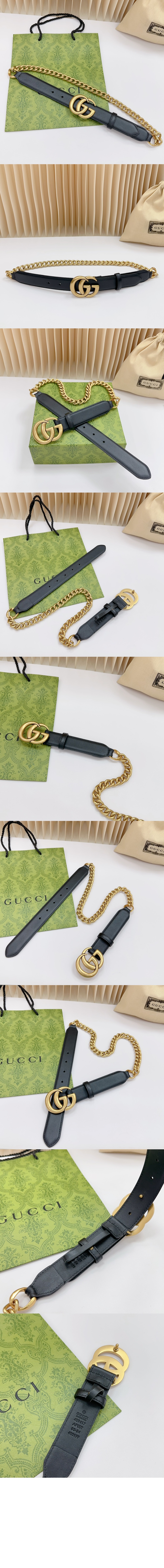 미러급레플리카사이트 | 명품레플리카 전문 쇼핑몰  | 퍼스트원 - 좁은 체인 벨트 760168 > 구찌