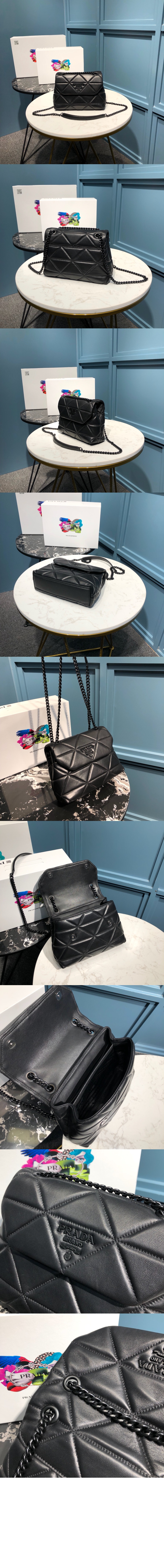 미러급레플리카사이트 | 명품레플리카 전문 쇼핑몰  | 퍼스트원 - 스펙트럼 나파 레더 스몰 숄더백 1BD233 > 프라다