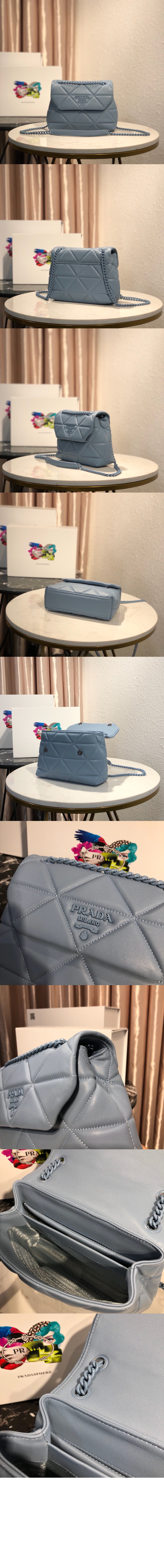 미러급레플리카사이트 | 명품레플리카 전문 쇼핑몰  | 퍼스트원 - 스펙트럼 나파 레더 스몰 숄더백 1BD233 > 프라다