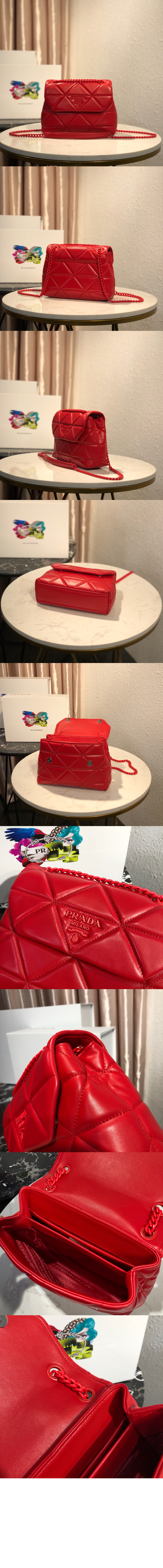 미러급레플리카사이트 | 명품레플리카 전문 쇼핑몰  | 퍼스트원 - 스펙트럼 나파 레더 스몰 숄더백 1BD233 > 프라다