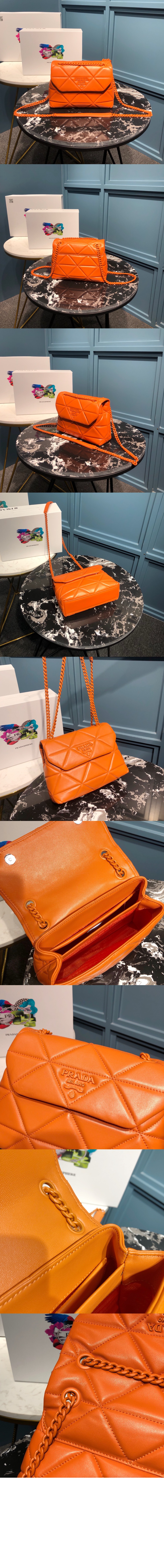 미러급레플리카사이트 | 명품레플리카 전문 쇼핑몰  | 퍼스트원 - 스펙트럼 나파 레더 스몰 숄더백 1BD233 > 프라다