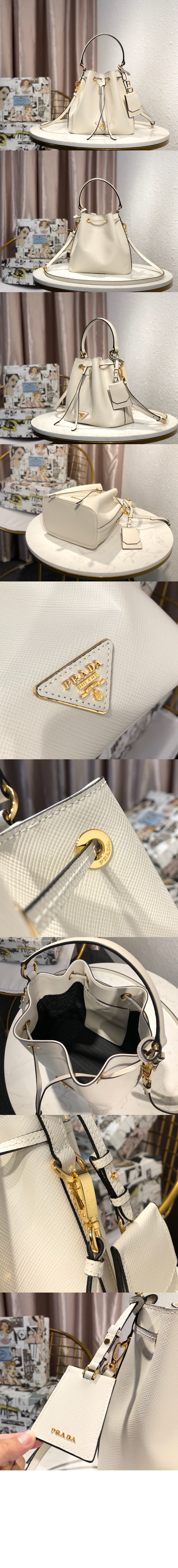 미러급레플리카사이트 | 명품레플리카 전문 쇼핑몰  | 퍼스트원 - 레더 버킷백 1BE032 > 프라다