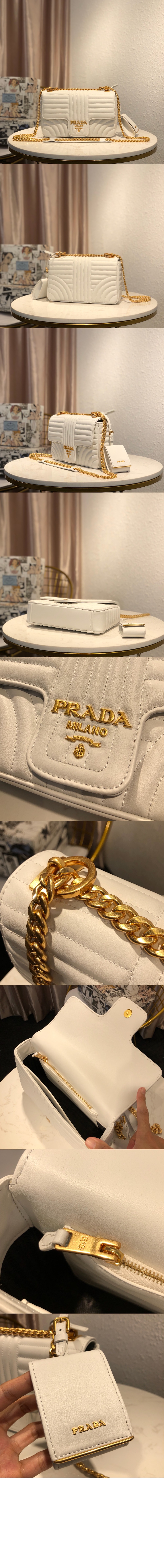 미러급레플리카사이트 | 명품레플리카 전문 쇼핑몰  | 퍼스트원 - 레더 숄더백 1BD108 > 프라다