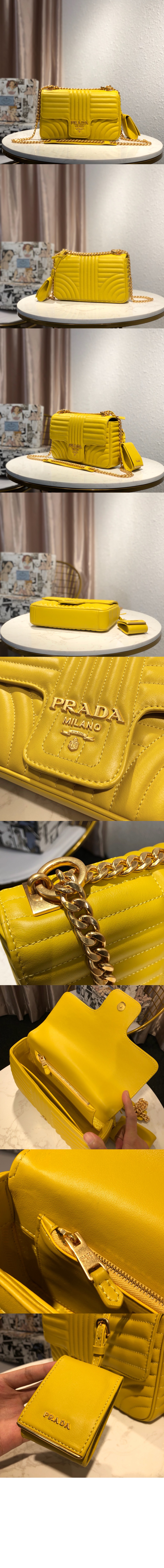 미러급레플리카사이트 | 명품레플리카 전문 쇼핑몰  | 퍼스트원 - 레더 숄더백 1BD108 > 프라다