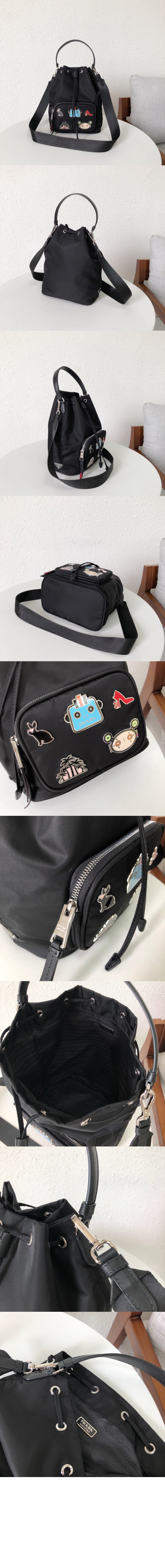 미러급레플리카사이트 | 명품레플리카 전문 쇼핑몰  | 퍼스트원 - 라지 버킷백 1BH097 > 프라다