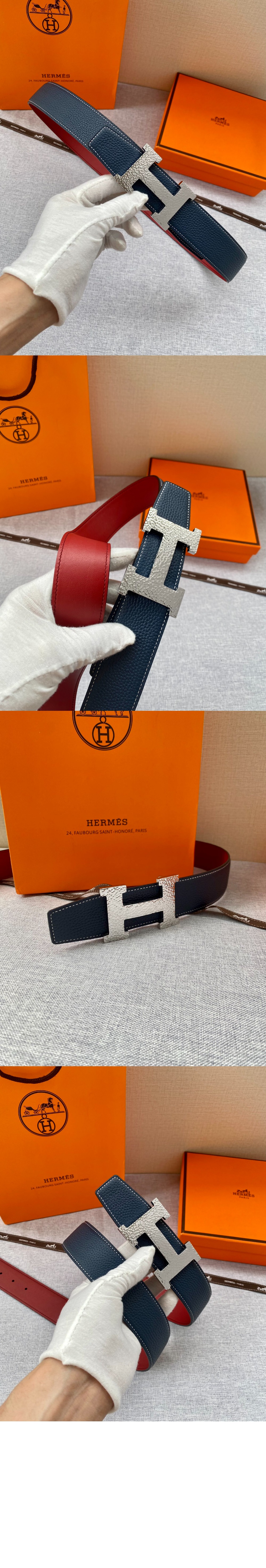 미러급레플리카사이트 | 명품레플리카 전문 쇼핑몰  | 퍼스트원 - H Martelee 버클 & 양면 가죽 벨트 > 에르메스