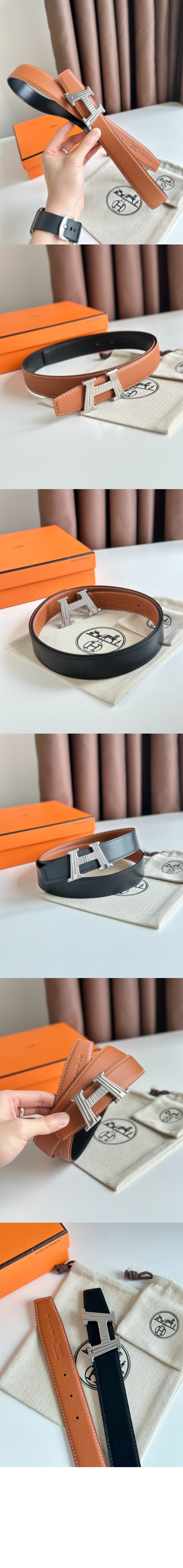 미러급레플리카사이트 | 명품레플리카 전문 쇼핑몰  | 퍼스트원 - 양면 가죽 벨트 > 에르메스