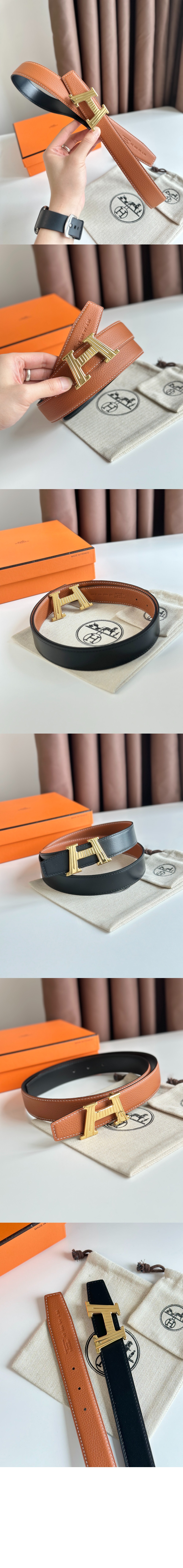 미러급레플리카사이트 | 명품레플리카 전문 쇼핑몰  | 퍼스트원 - 양면 가죽 벨트 > 에르메스