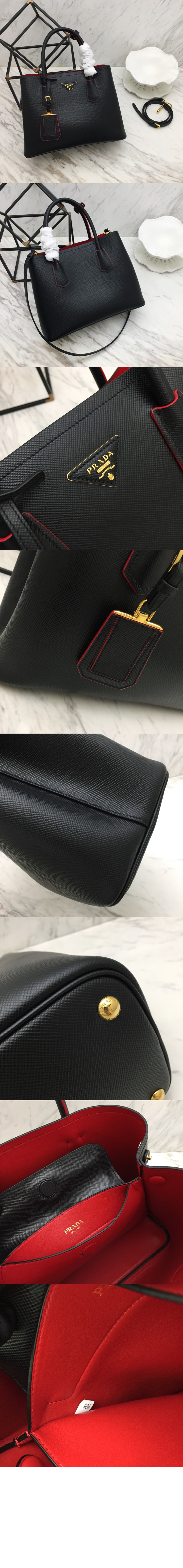 미러급레플리카사이트 | 명품레플리카 전문 쇼핑몰  | 퍼스트원 - 더블 토트백 1BG775 > 프라다
