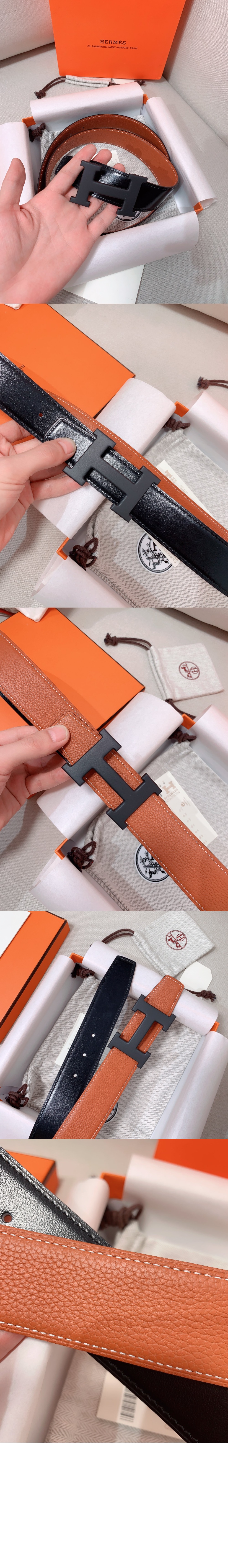 미러급레플리카사이트 | 명품레플리카 전문 쇼핑몰  | 퍼스트원 - 양면 가죽 벨트 > 에르메스
