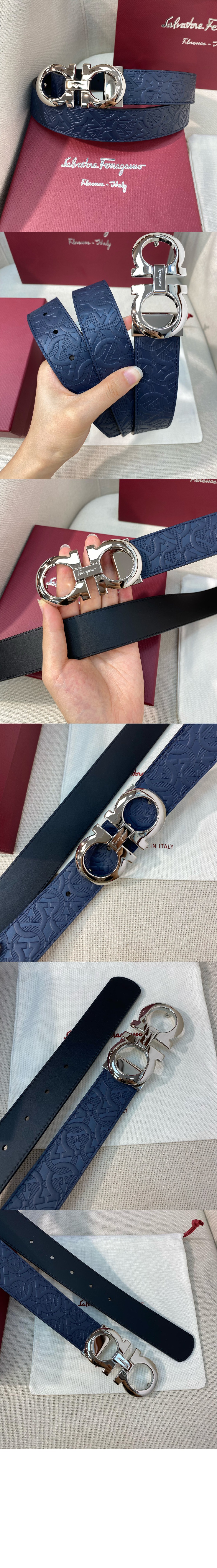 미러급레플리카사이트 | 명품레플리카 전문 쇼핑몰  | 퍼스트원 - 길이 조절이 가능한 리버서블 간치니 벨트 675542 > 페레가모