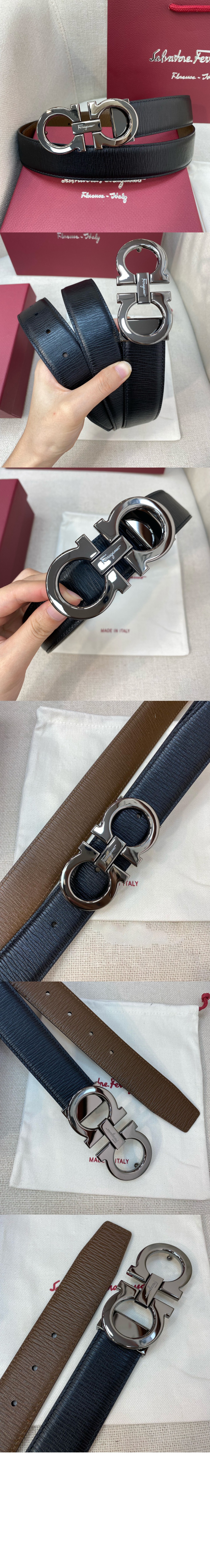 미러급레플리카사이트 | 명품레플리카 전문 쇼핑몰  | 퍼스트원 - 길이 조절이 가능한 리버서블 간치니 벨트 679710 > 페레가모