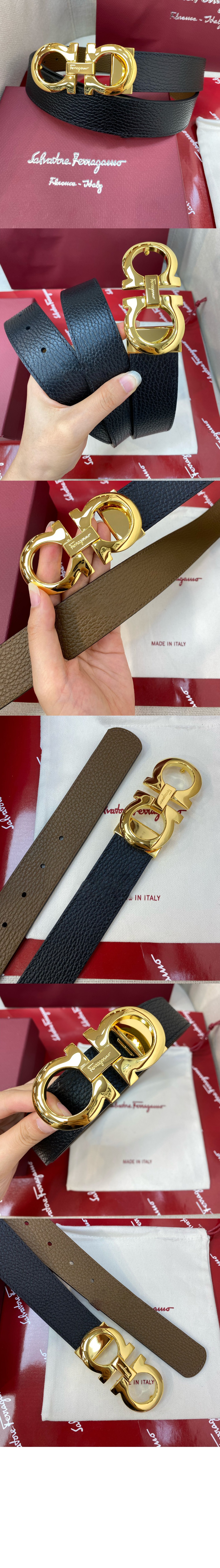 미러급레플리카사이트 | 명품레플리카 전문 쇼핑몰  | 퍼스트원 - 길이 조절이 가능한 리버서블 간치니 벨트 675542 > 페레가모