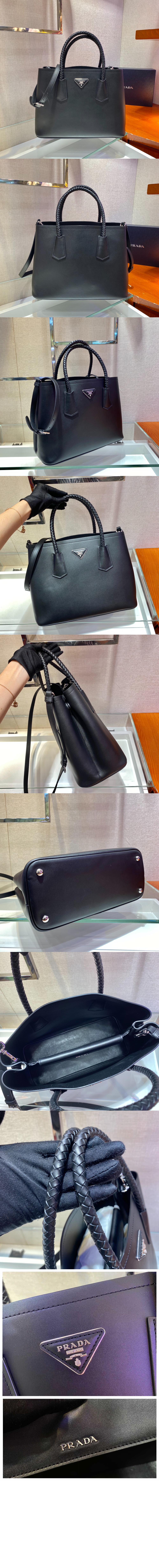 미러급레플리카사이트 | 명품레플리카 전문 쇼핑몰  | 퍼스트원 - 더블 토트백 1BG775 > 프라다