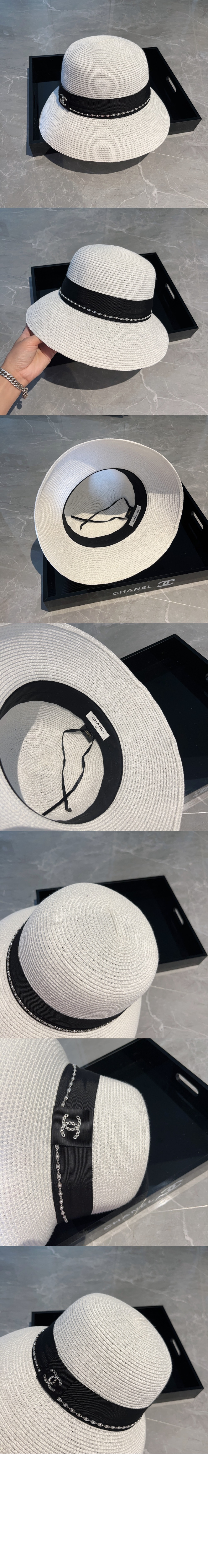 미러급레플리카사이트 | 명품레플리카 전문 쇼핑몰  | 퍼스트원 - 밀짚모자 버킷햇 AA2543 > 샤넬