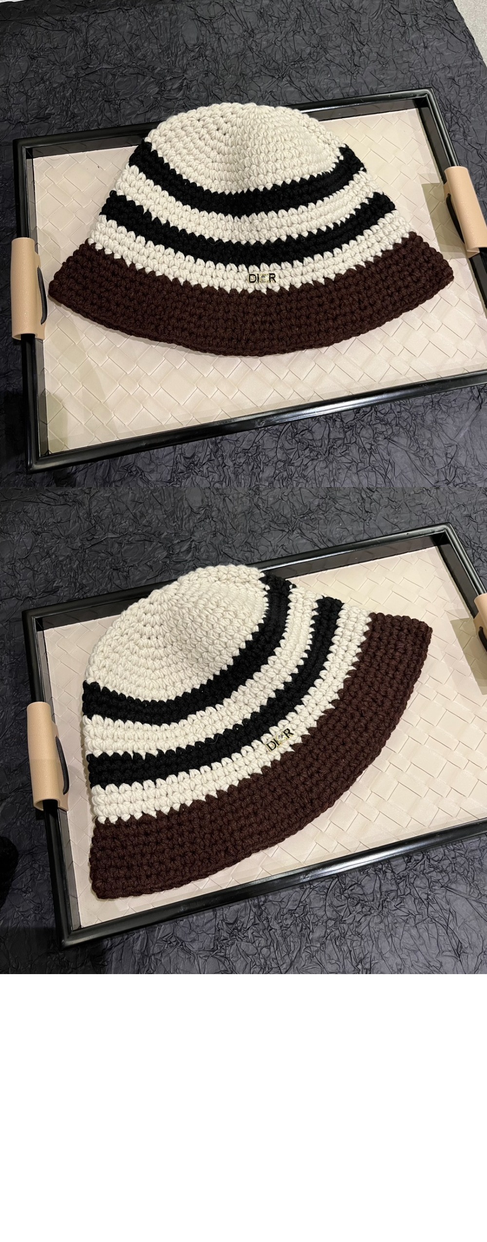 미러급레플리카사이트 | 명품레플리카 전문 쇼핑몰  | 퍼스트원 - 니트 스트라이프 캡 4PU3B > 디올