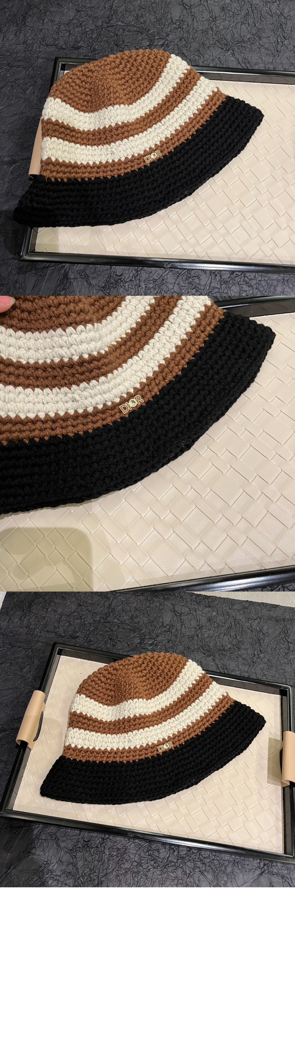 미러급레플리카사이트 | 명품레플리카 전문 쇼핑몰  | 퍼스트원 - 니트 스트라이프 캡 4PU3B > 디올