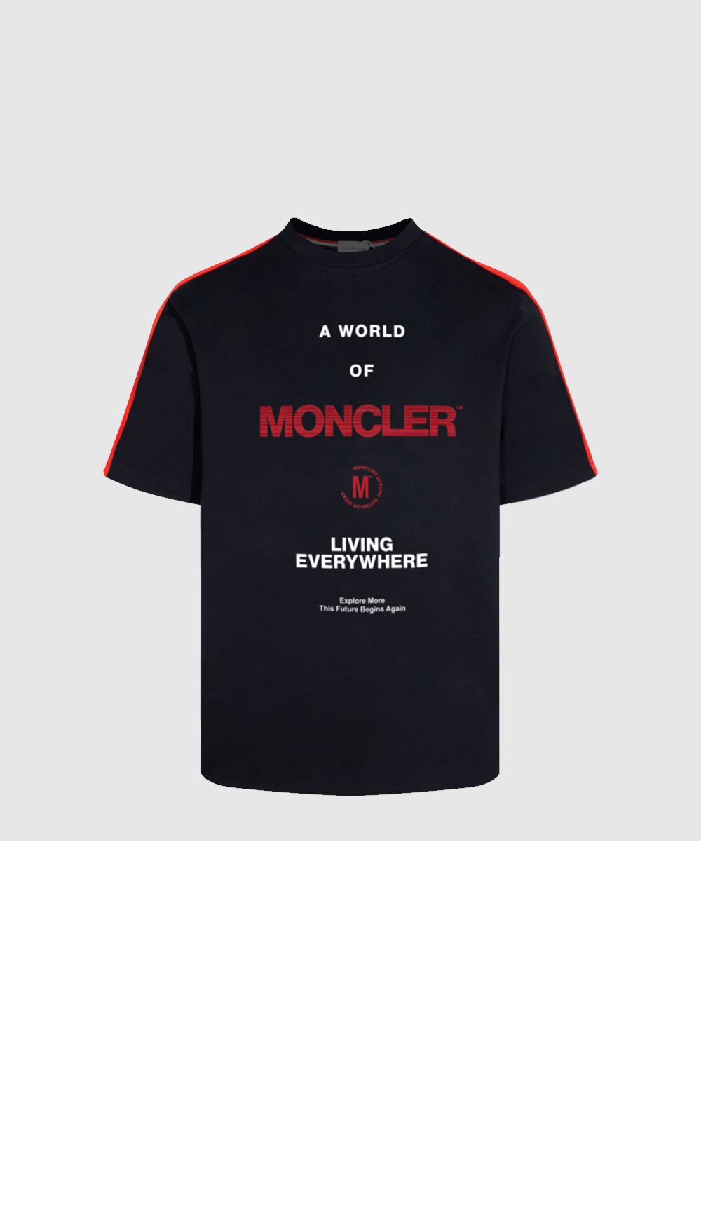 미러급레플리카사이트 | 명품레플리카 전문 쇼핑몰  | 퍼스트원 - 로고 프린트 반팔 > 몽클레어