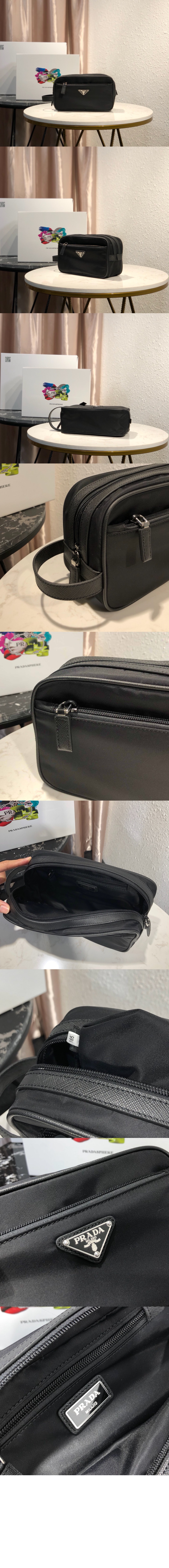 미러급레플리카사이트 | 명품레플리카 전문 쇼핑몰  | 퍼스트원 - 가죽 여행용 파우치 2NA819 > 프라다
