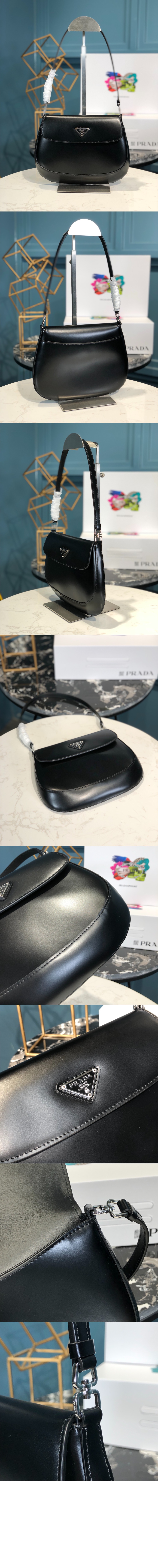 미러급레플리카사이트 | 명품레플리카 전문 쇼핑몰  | 퍼스트원 - 광택 가죽 플랩 숄더백 1BD311 > 프라다