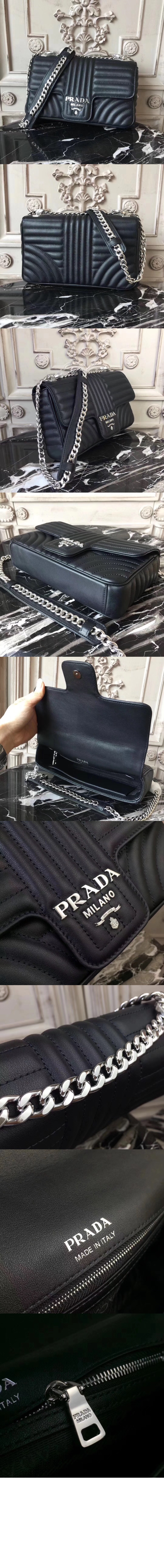 미러급레플리카사이트 | 명품레플리카 전문 쇼핑몰  | 퍼스트원 - 레더 숄더백 1BD108 > 프라다