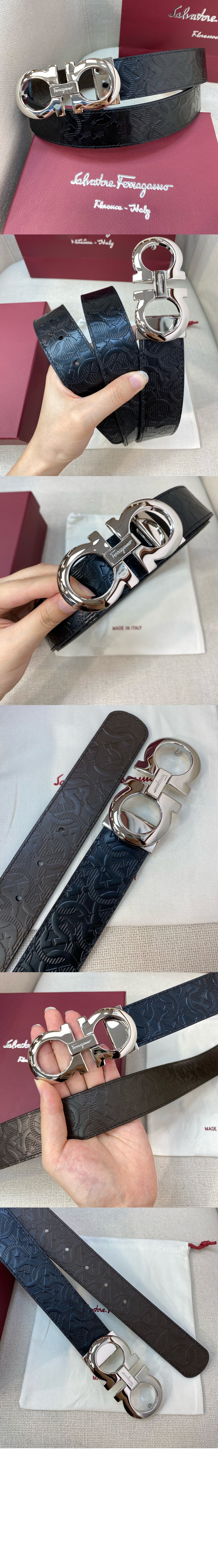 미러급레플리카사이트 | 명품레플리카 전문 쇼핑몰  | 퍼스트원 - 길이 조절이 가능한 리버서블 간치니 벨트 675542 > 페레가모