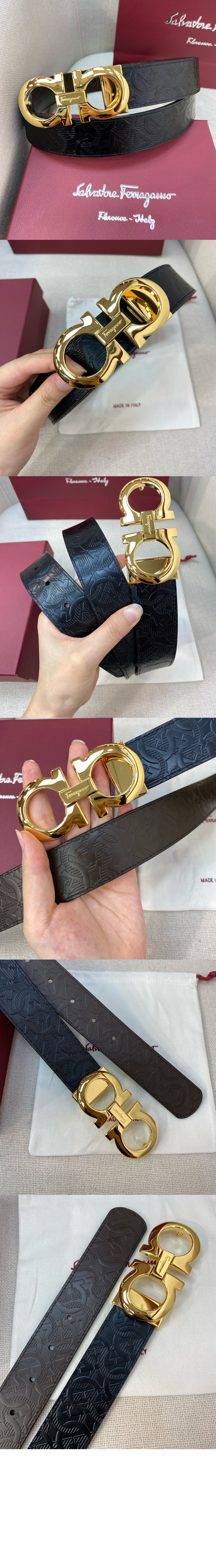 미러급레플리카사이트 | 명품레플리카 전문 쇼핑몰  | 퍼스트원 - 길이 조절이 가능한 리버서블 간치니 벨트 675542 > 페레가모