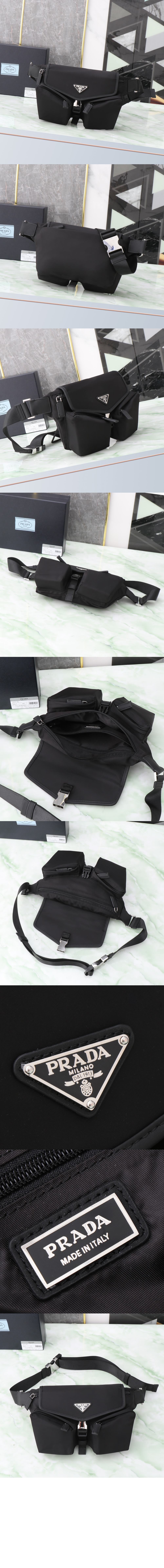 미러급레플리카사이트 | 명품레플리카 전문 쇼핑몰  | 퍼스트원 - 리나일론 및 가죽 숄더백 2VH174 > 프라다