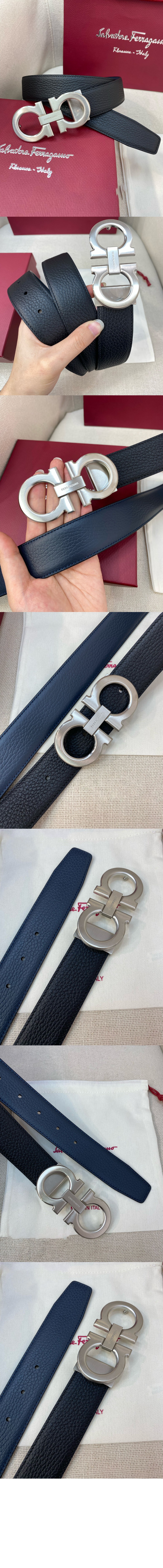 미러급레플리카사이트 | 명품레플리카 전문 쇼핑몰  | 퍼스트원 - 길이 조절이 가능한 리버서블 간치니 벨트 679710 > 페레가모