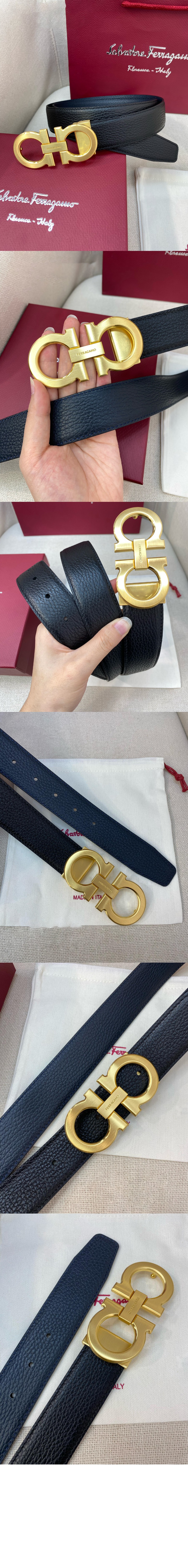 미러급레플리카사이트 | 명품레플리카 전문 쇼핑몰  | 퍼스트원 - 길이 조절이 가능한 리버서블 간치니 벨트 679710 > 페레가모