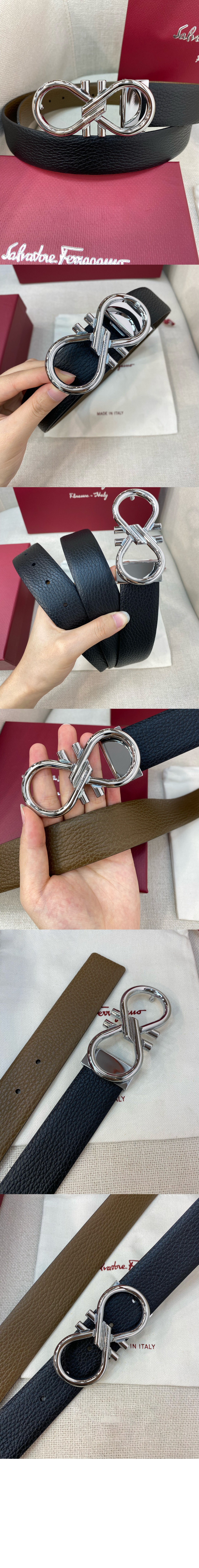 미러급레플리카사이트 | 명품레플리카 전문 쇼핑몰  | 퍼스트원 - 길이 조절이 가능한 리버서블 간치니 벨트 670309 > 페레가모