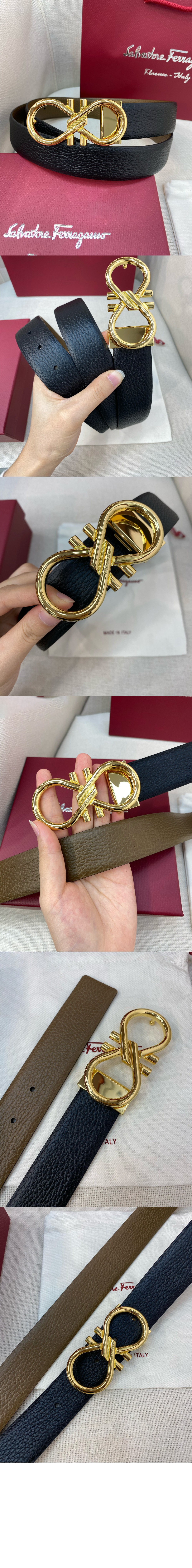 미러급레플리카사이트 | 명품레플리카 전문 쇼핑몰  | 퍼스트원 - 길이 조절이 가능한 리버서블 간치니 벨트 670309 > 페레가모