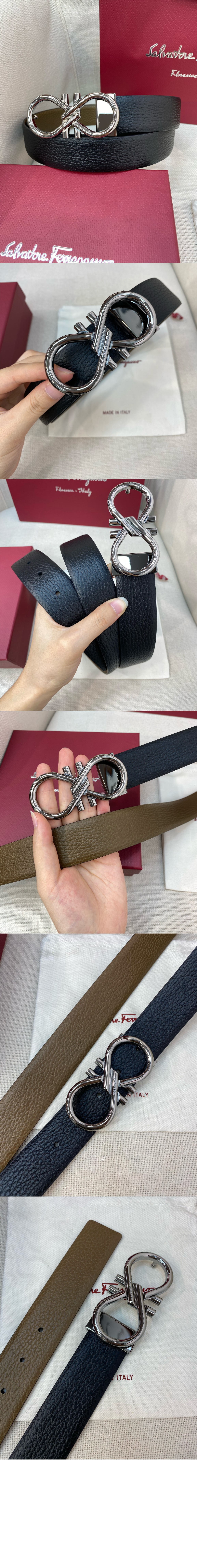 미러급레플리카사이트 | 명품레플리카 전문 쇼핑몰  | 퍼스트원 - 길이 조절이 가능한 리버서블 간치니 벨트 670309 > 페레가모