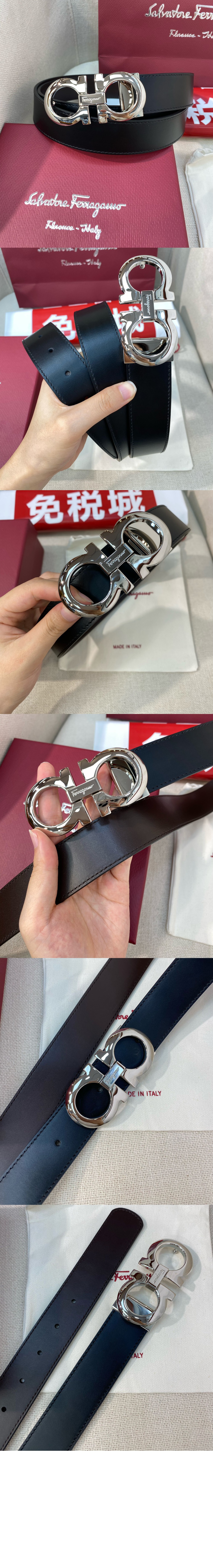 미러급레플리카사이트 | 명품레플리카 전문 쇼핑몰  | 퍼스트원 - 길이 조절이 가능한 리버서블 간치니 벨트 675542 > 페레가모