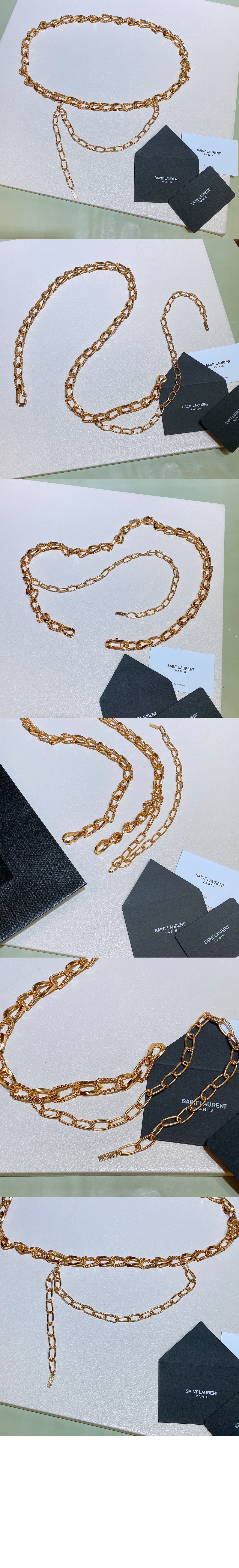 미러급레플리카사이트 | 명품레플리카 전문 쇼핑몰  | 퍼스트원 - 메탈 이중 체인 벨트 660507 > 생로랑